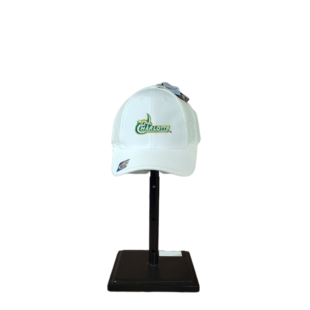 North Carolina Charlotte white Adjustable Cap